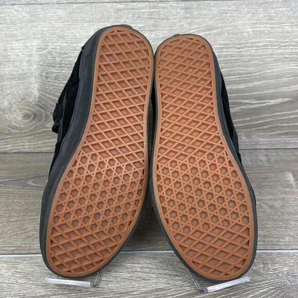 Vans Sk-8 Hi Black Suede Women’s Sz 7.5 High-Top Lace Up Skateboard Sneakers - Picture 7 of 10